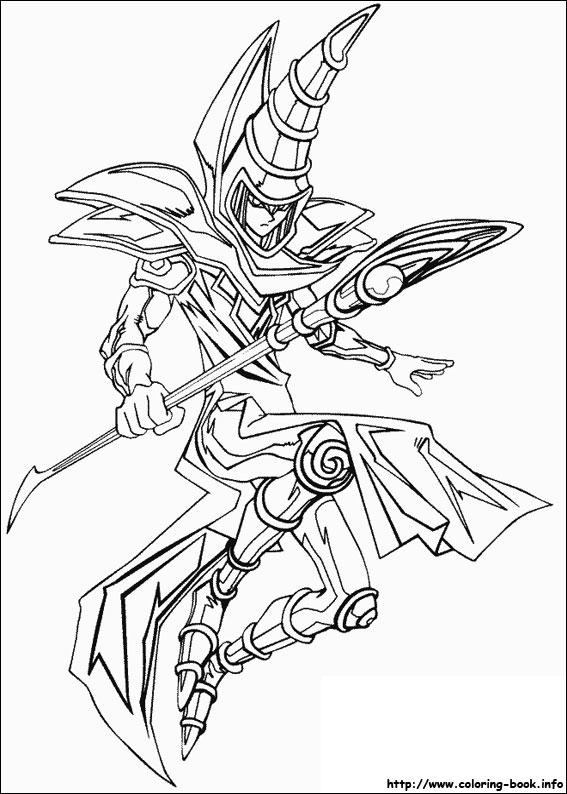 Yu-Gi-Oh coloring picture